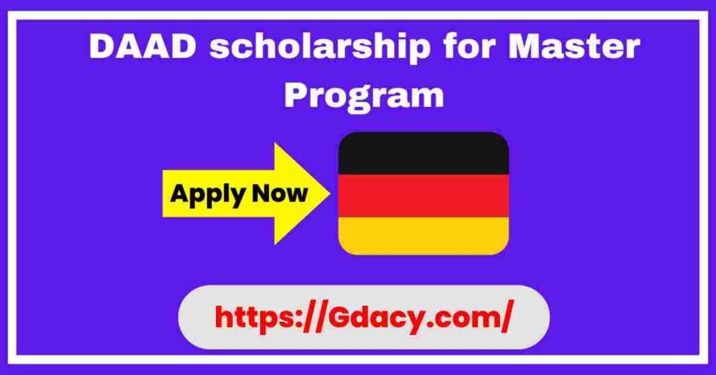 DAAD scholarship for Master 2025 By Gdacy.com