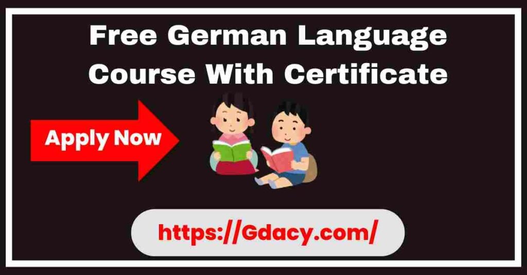 Free German Language Course With Certificate