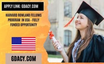 Harvard Rowland Fellows Program 2026 in USA – Fully Funded Opportunity